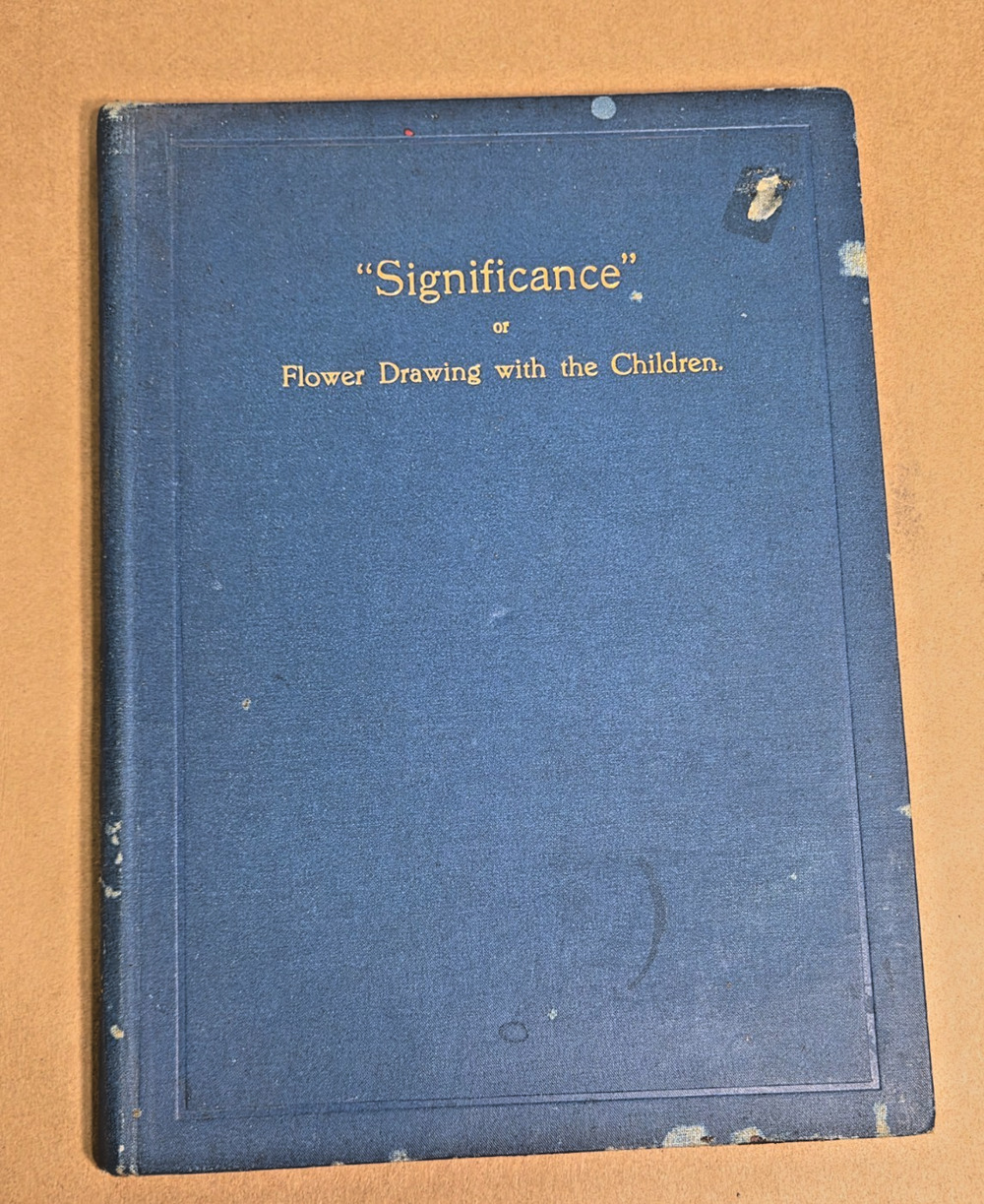 Antique Signed 1921 Elizabeth Styring Nutt "Significance" Art Instruction Canada